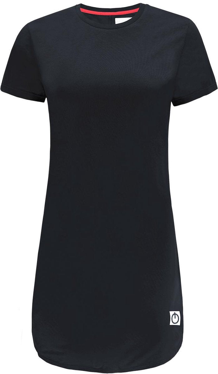 Re-Born Lang T-shirt Kapmouw Dames - Zwart - Maat L