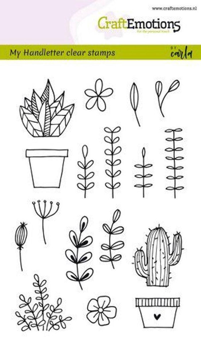 CraftEmotions clearstamps A6 - handmade floral images Carla Kamphuis