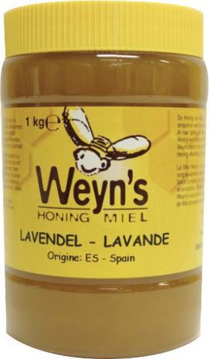 Lavendelhoning vast  Spanje - 1kg - Weyn's - Honing vloeibaar