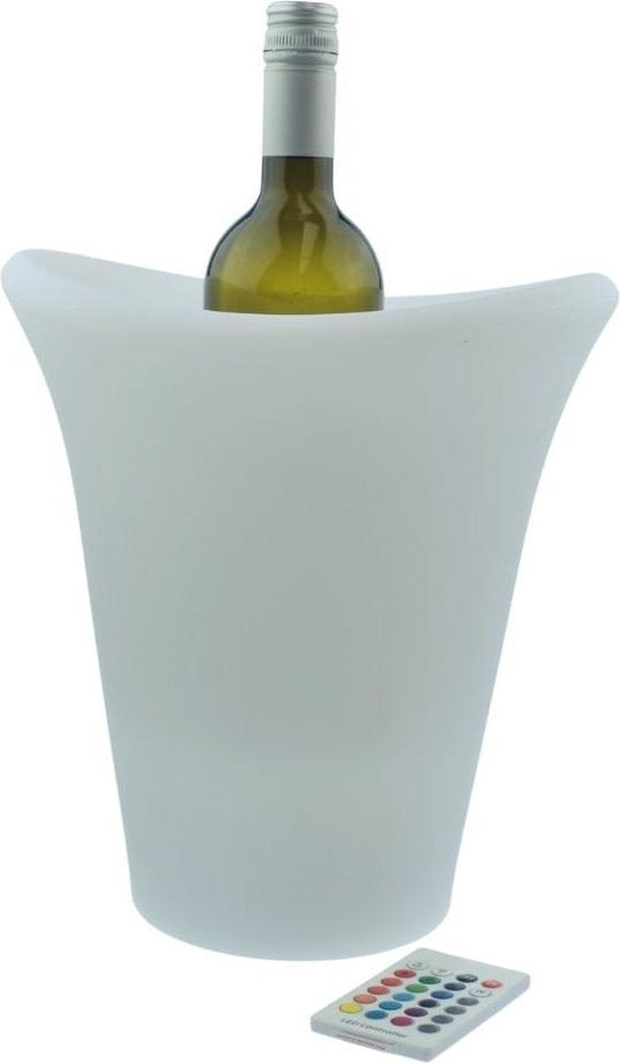 Orange85 Wijnkoeler met LED Verlichting - Multicolor - 7 standen - Met afstandsbediening - Oplaadbaar