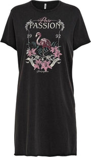 Onllucy Life Dress S/s Box Jrs 15231611 Black/passion