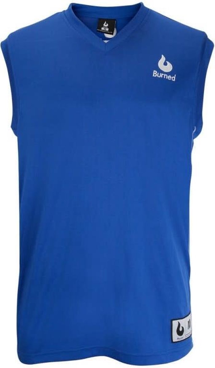 Burned Enkelzijdig Jersey Blauw XXL