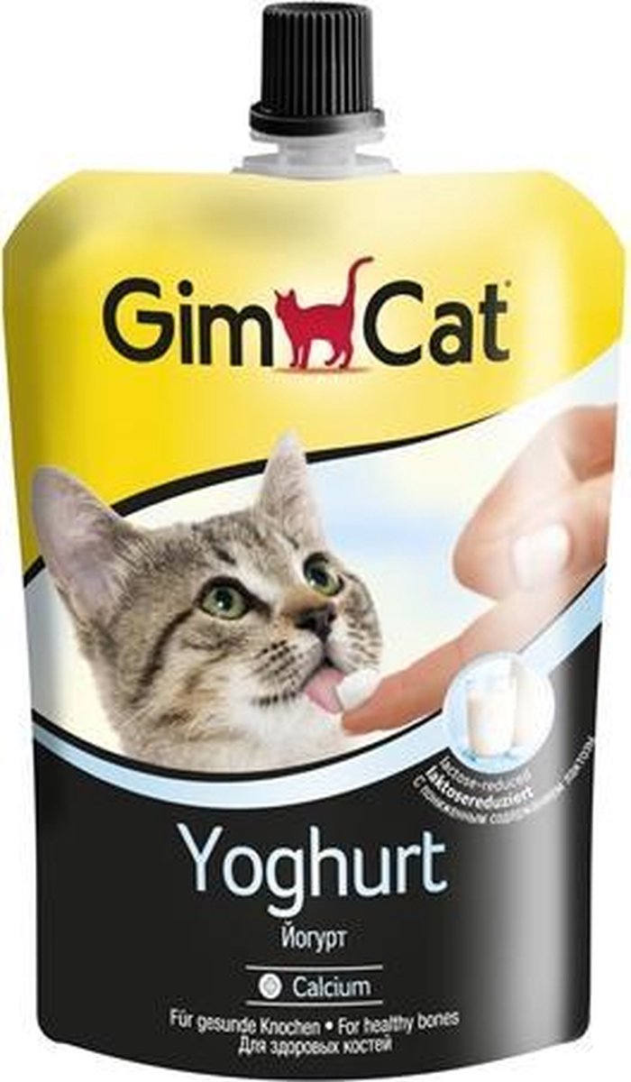 Gimcat yoghurt pouch voor katten - 150 gr - 1 stuks