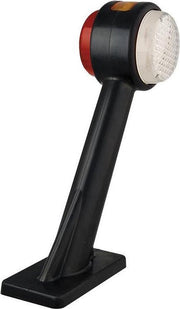 Breedtelicht 12/24V rood/wit/oranje 166x193mm LED rechts in blister