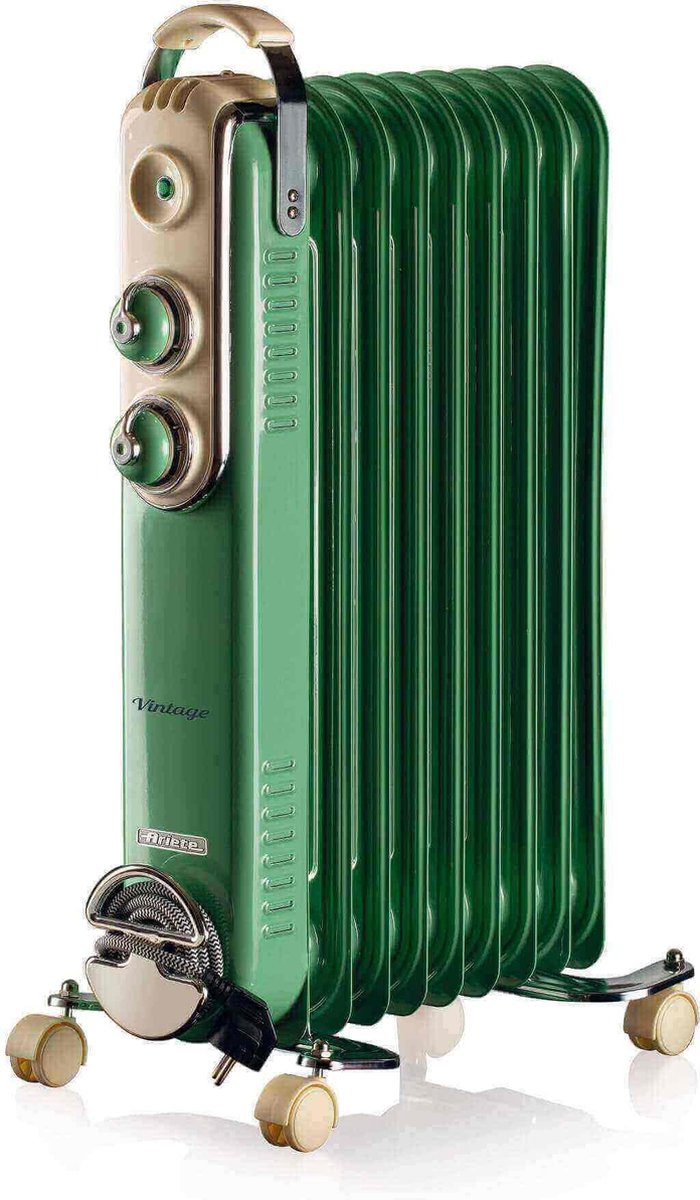 Ariete Elektrische Olieradiator - 9 Vinnen - Vintage Groen