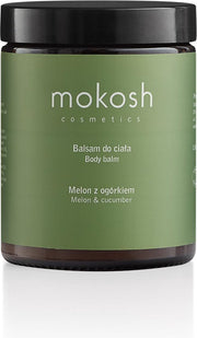 Mokosh | Melon & Cucumber Body Balm | Natuurlijke Bodycrème | Hydraterende Lichaamscrème | Bodycrème | Natuurlijke Bodylotion | Vegan verzorgingscrème | Biologische Bodybalm| Veganistisch | Natuurlijke Ingrediënten | Dierproefvrij | 180 ml