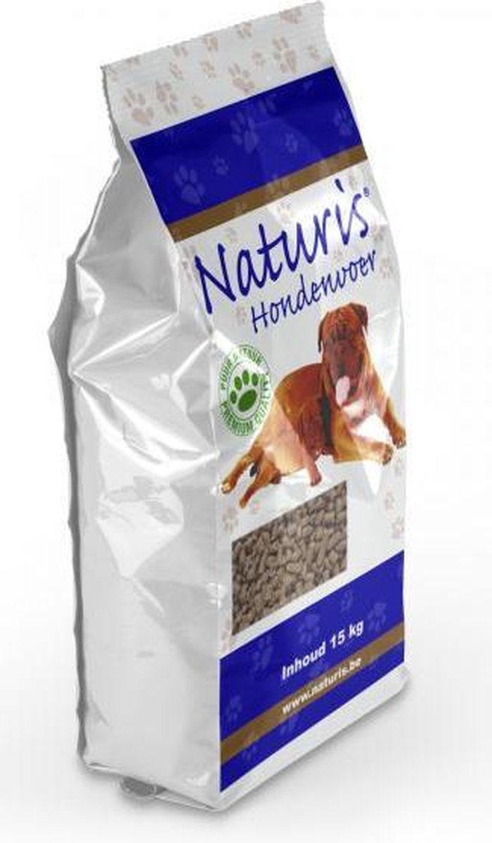 15 kg Naturis brok geperst eend hondenvoer