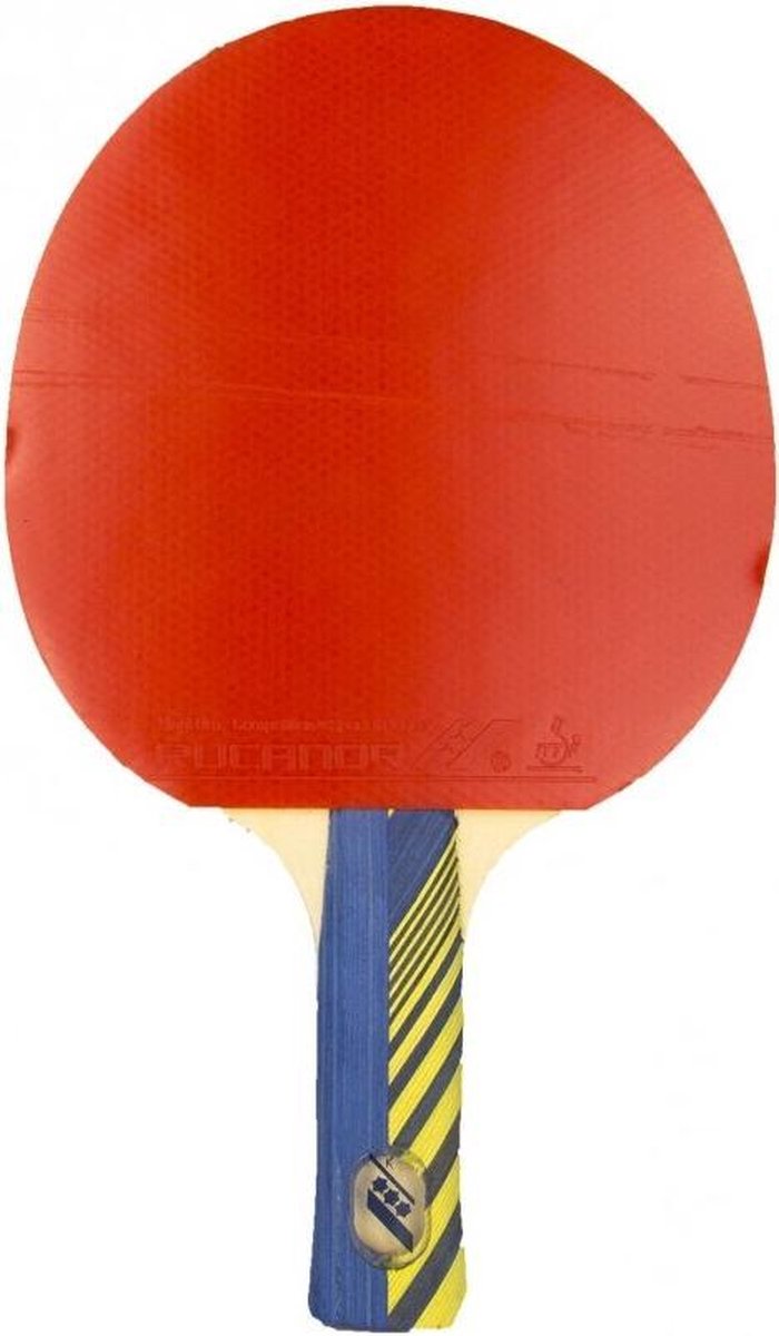 Rucanor Tafeltennisbats - rood/zwart