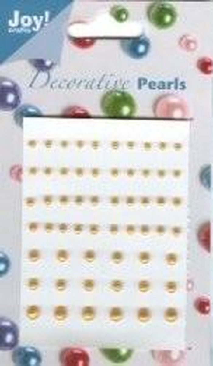 Joy!Crafts decorative pearls creme wit