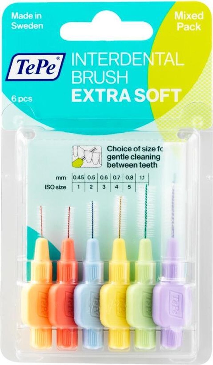 TePe Extra Zacht Assorti - 6 st - Rager