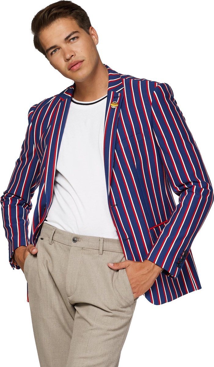 OppoSuits Deluxe Blazer - Cheer Stripes