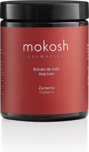 Mokosh | Body Balm Cranberry | Bodycrème | Lichaamscrème | Natuurlijke Bodylotion Cranberry | Vegan verzorgingscrème | Biologische Bodybalm| Veganistisch | Natuurlijke Ingrediënten | Dierproefvrij | 180 ml