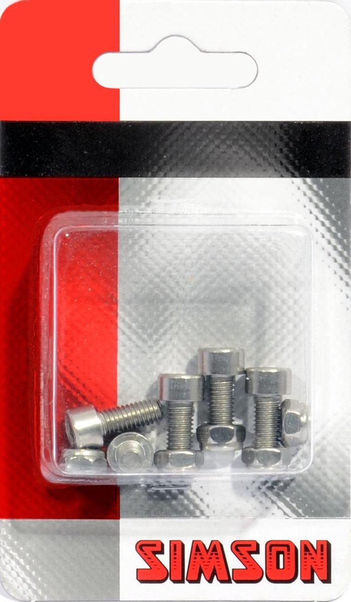 Bout inbus simson m5x12  rvs borgmoer 021503 - ZILVER
