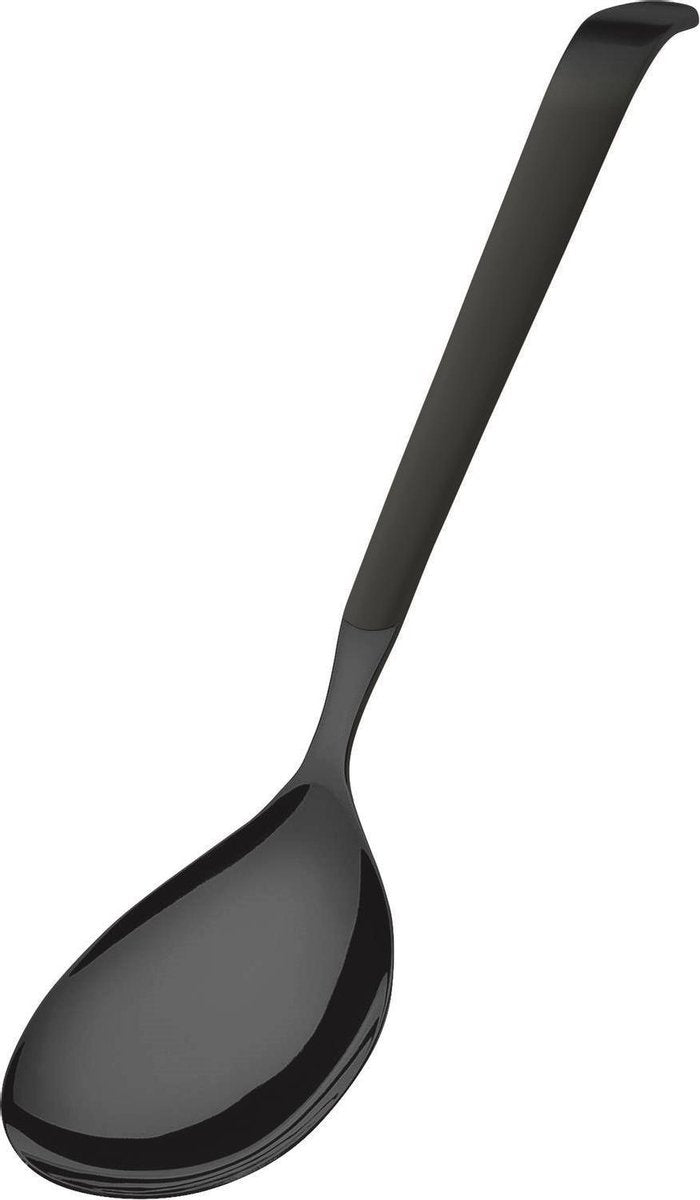 Serveerlepel 31cm zwart satin/mat PVD 1319 AMEFA Buffet Black