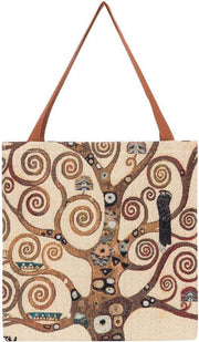 Signare Boodschappentas groot - Kunst - Gobelin - Tree of life - Gustav Klimt