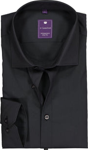 Redmond slim fit overhemd - antraciet grijs - Strijkvriendelijk - Boordmaat: 45/46