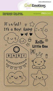 CraftEmotions clearstamps A6 - Baby (Eng) Provoke - hobbystempel