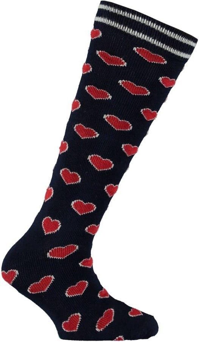 Quapi kniekousen Trixy navy hearts