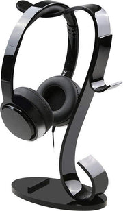 SunFire - 3 in 1 Headset stand met Telefoonhouder - Extra verzwaard - Anti slip - Zwart