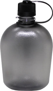 MFH - US Veldfles - zwart-transparant - 1Ltr. - BPA-vrij