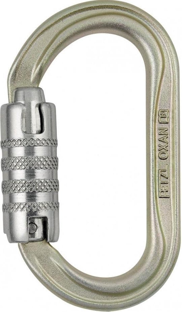 Petzl Oxan Triact Lock Stalen triact-lock karabiner