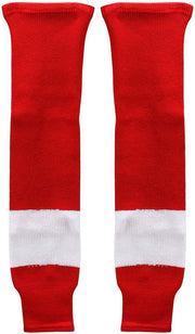 IJshockey sokken Detroit Redwings rood/wit Bambini
