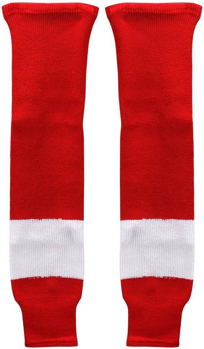 IJshockey sokken Detroit Redwings rood/wit Bambini