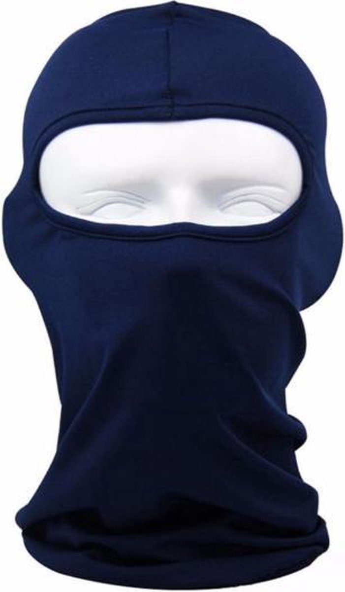 Bivakmuts voor Snowboarden - Skiën - Wielrennen - Schaatsen - Nekwarmer - One Size - Uniseks - Donker Blauw