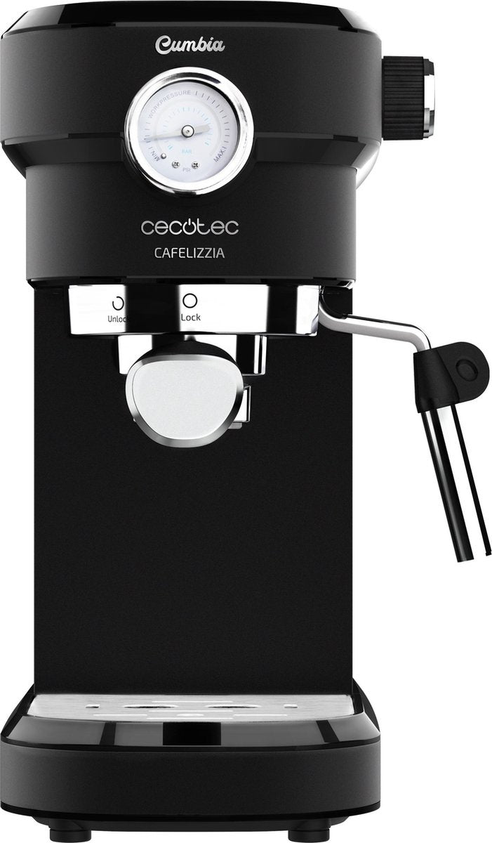 Cecotec - Cafelizzia 790 Black Pro - Pistonmachine - Zwart
