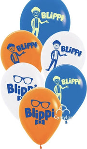 BLIPPI-LATEX-BALLONNEN-12-STUKS-1SET-NUTIJDELIJK 1+1 GRATIS (TOTAAL 24 BALLONNEN)