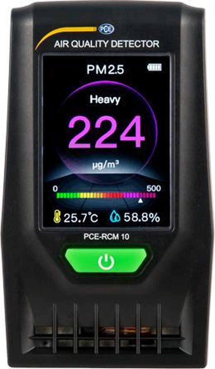 PCE Instruments PCE-RCM 10 Fijnstofmeter Vochtigheid