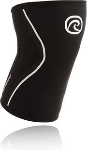 Rehband Knee Sleeve RX Black 7 mm-Maat L: 37 - 40 cm