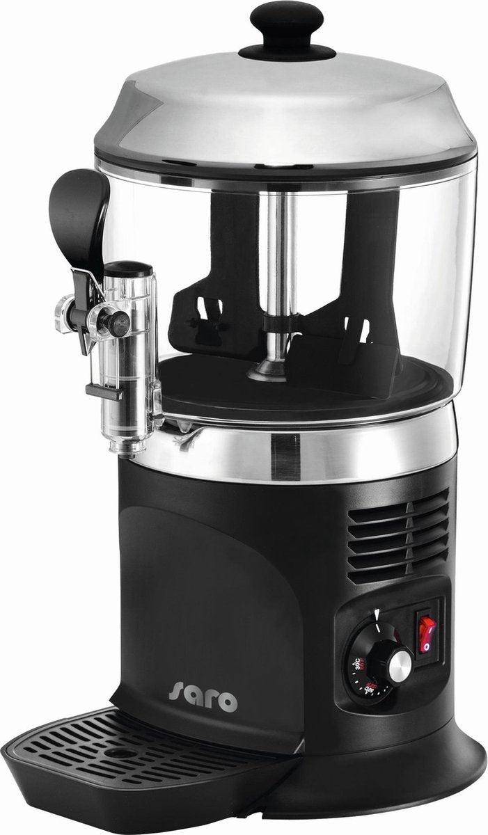 Chocomelk Dispenser voor Warme Chocomel - 5 liter - Zwart