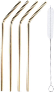 Rietjes Set/4 RVS Goud