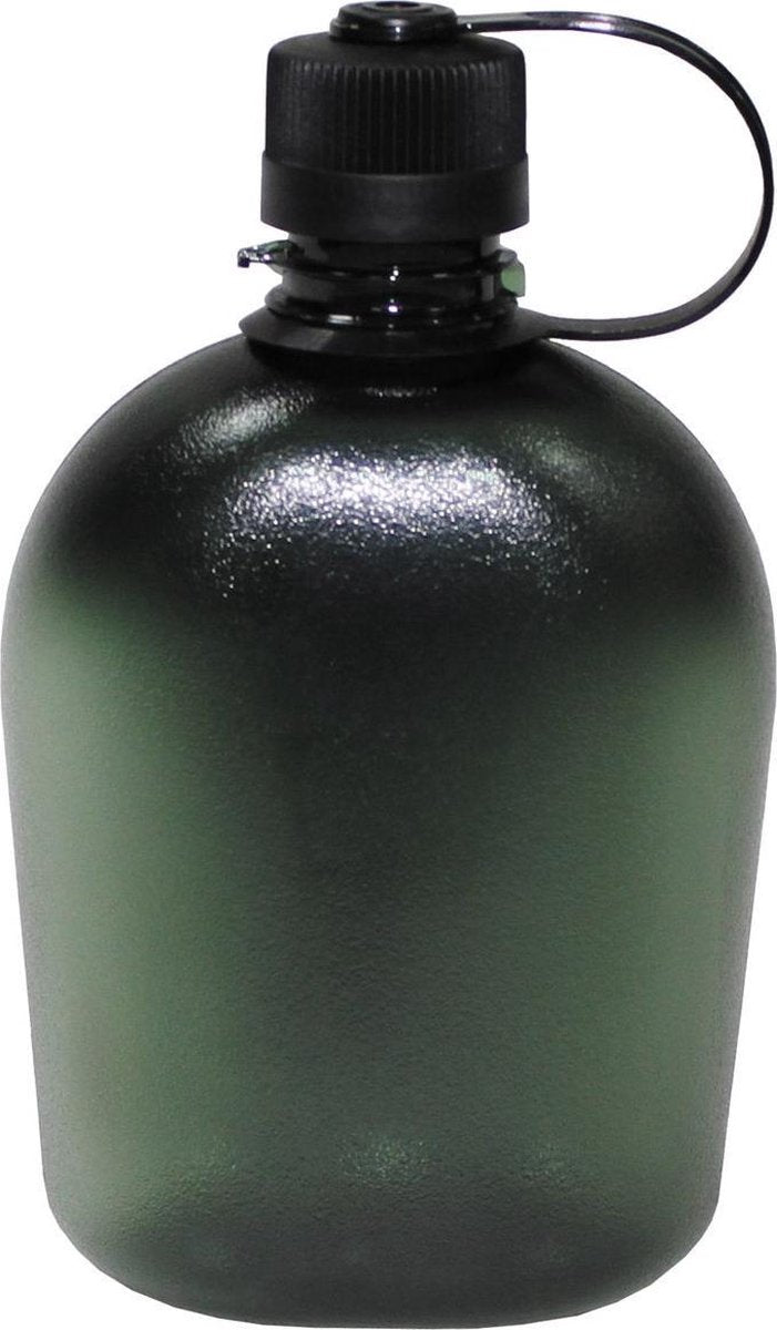 MFH - US Veldfles - Leger Groen-transparant - 1ltr. - BPA-vrij