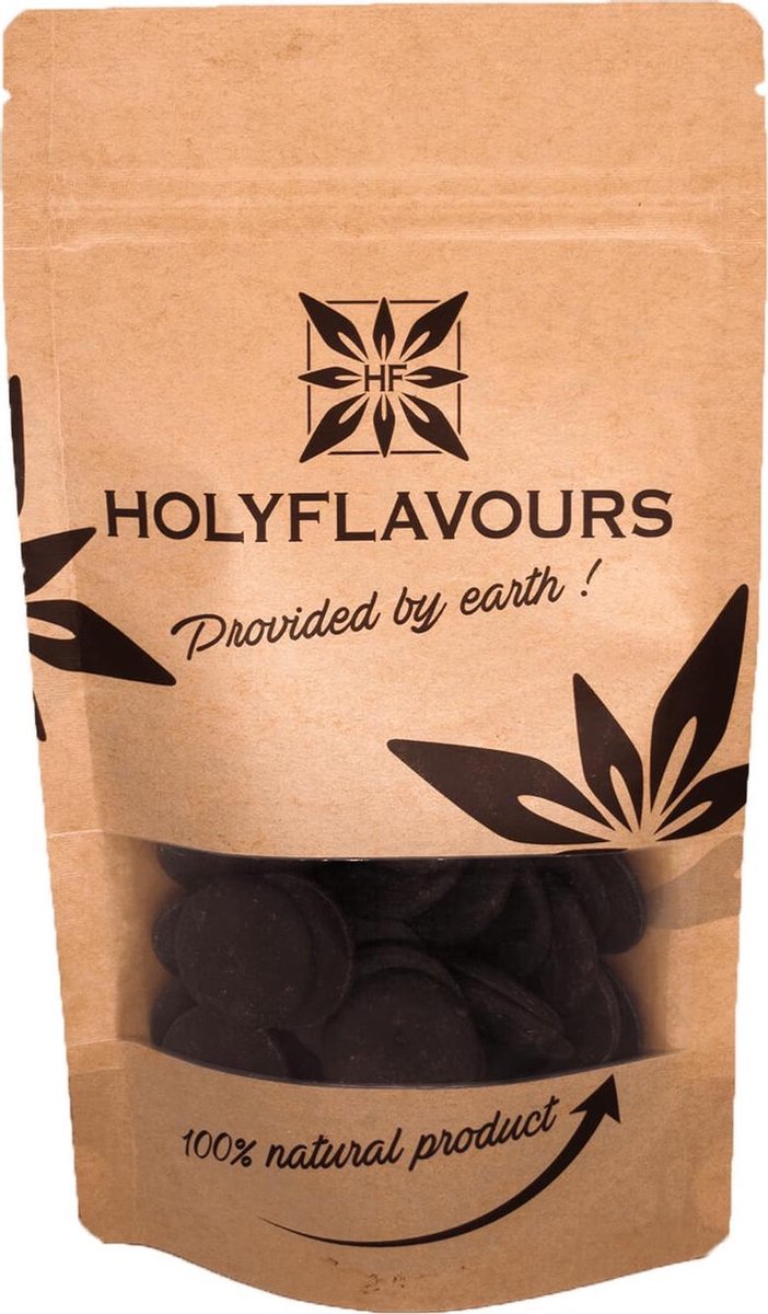 Cacao Pasta Wavers RAW - 100 gram - Holyflavours -  Biologisch gecertificeerd - Natuurlijk Superfood