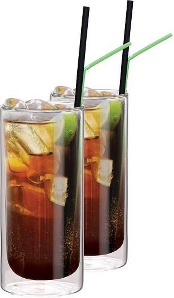 Cocktailglazen voor Cuba Libre Dubbelwandig