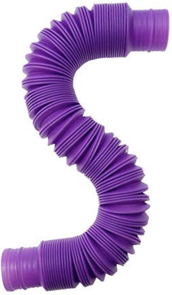 Hoogwaardige Pop Tube Fidget / Wacky Tube / Pop Pipe | Kreukelbuis / Kartelbuis | Anti Stress Fidget Toy | Bekend Van TikTok | Paars
