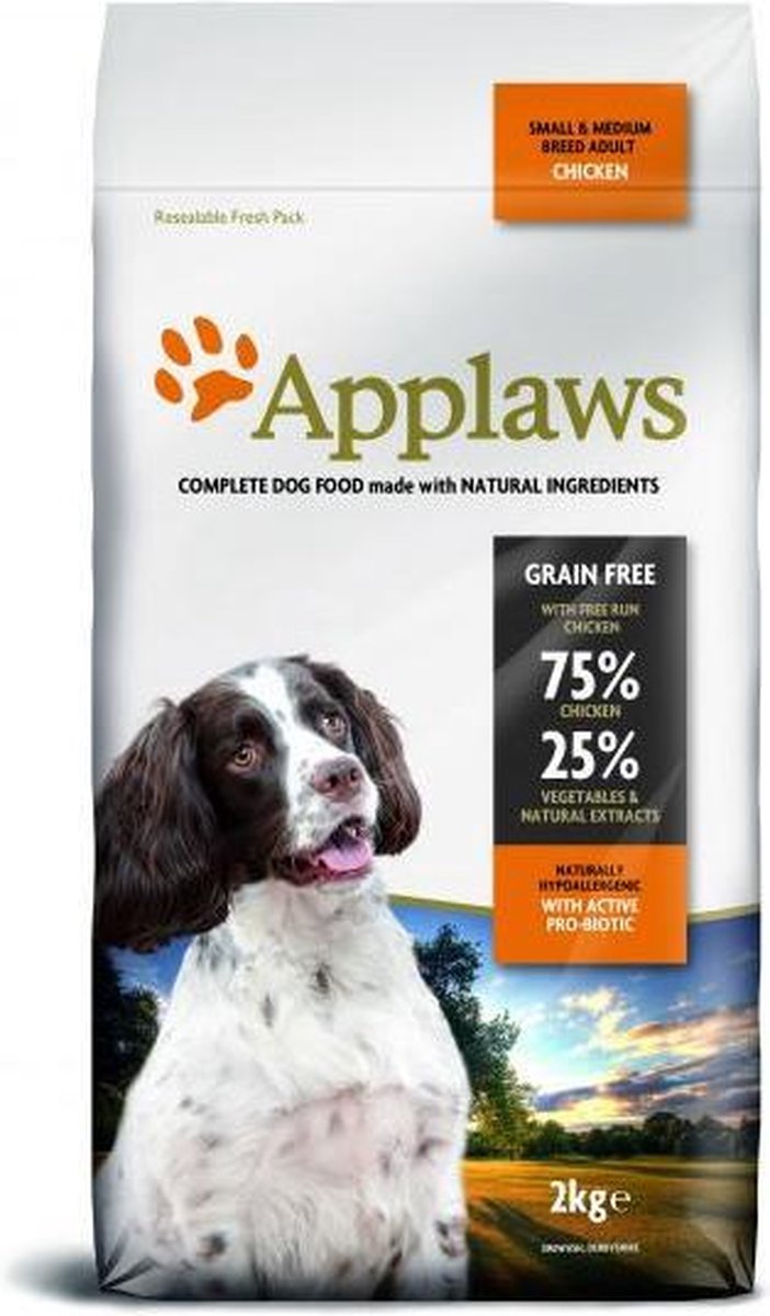 Applaws Dog Adult Small / Medium Chicken - 7.5 KG