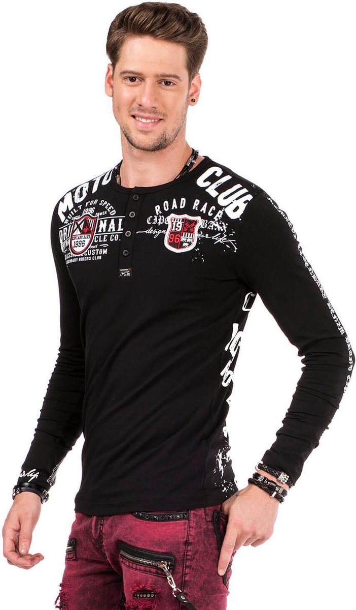 Cipo & Baxx Shirt met lange mouwen