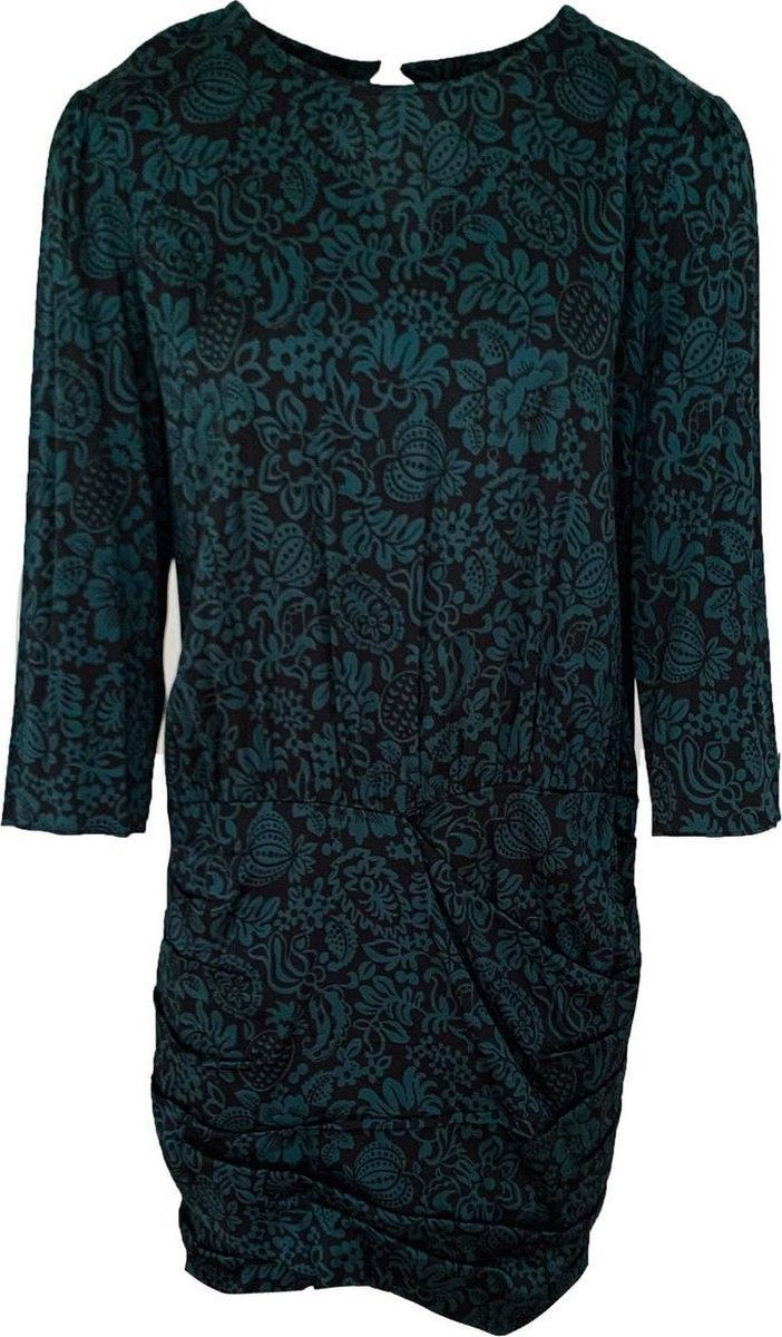 Ba&sh • groene jurk Milena met bloemen motief • maat 40