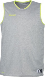 Spalding Move Tanktop Heren - Grijs / Geel - maat XXL