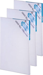4x stuks canvas schildersdoeken 50 x 70 cm - Diy hobbymaterialen artikelen - Schilderijen maken