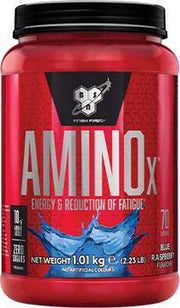 BSN Amino X - Aminozuren - Blue Raspberry - 1015 gram (70 doseringen)