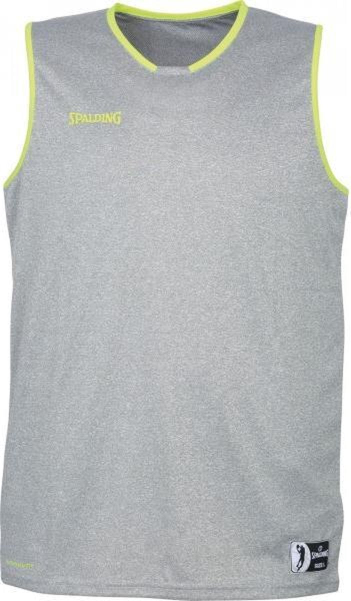 Spalding Move Tanktop Heren - Grijs / Geel - maat 4XL