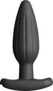 "Rocker" Silicone Noir Butt Plug - Medium