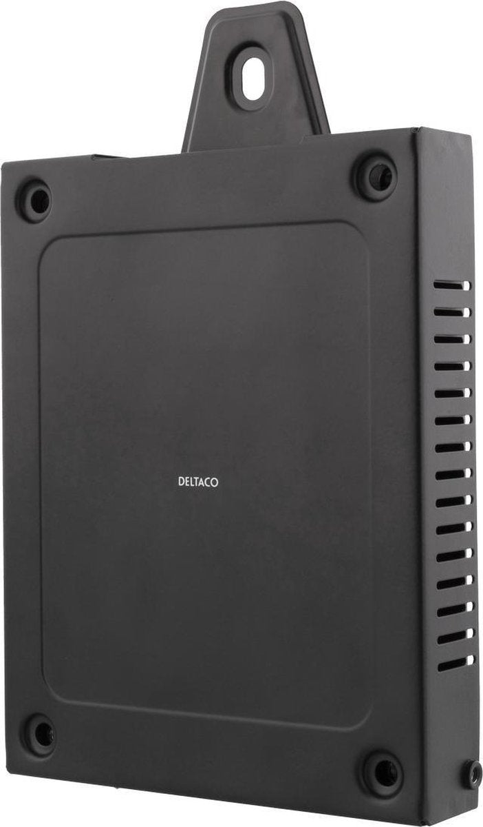 DELTACO ARM-535 Universele anti-diefstal bescherming set voor mediaboxen - Montagekit - Staal - Zwart