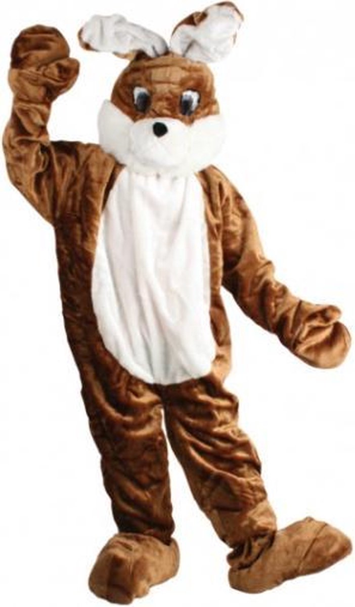 Paashaas pak deluxe - Bruin - Kostum - one size