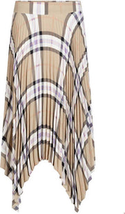 Tramontana | Plissé Rok | Print Neutrals | Maat L | Dames Rokken