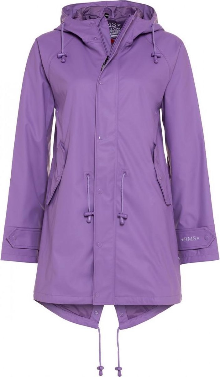 Lila dames regenjas / parka HafenCity® van BMS XXL